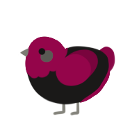 (unnamed), a sable and maroon chicken with a head pattern