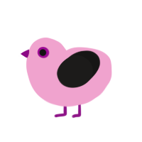 (unnamed), a pink and sable chicken