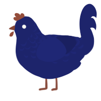 Abyssal, a navy chicken