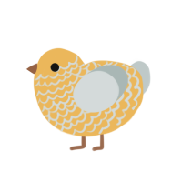 (unnamed), a honey and silver chicken with a lace pattern