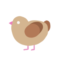 Freak Two, a beige and brown chicken