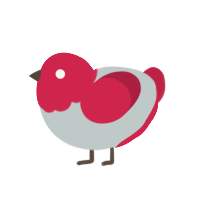 (unnamed), a silver and crimson chicken with a head pattern