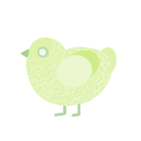 (unnamed), a apple chicken with a double-lace pattern