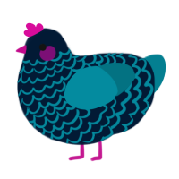 Sea Coal, a tumblr and sea chicken with a lace pattern