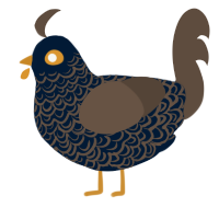 (unnamed), a tumblr and bark chicken with a double-lace pattern