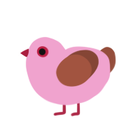 pinch, a pink and russet chicken