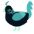 A cream and red chicken with a neck-speckle pattern