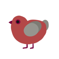 (unnamed), a red and ash chicken