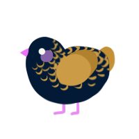 Kintsugi, a tumblr and gold chicken with a half-lace pattern