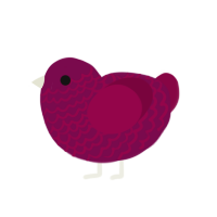 Cranberry, a wine and maroon chicken with a lace pattern