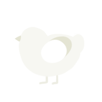 (unnamed), a white chicken with a half-lace pattern