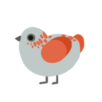 (unnamed), a silver and vermilion chicken with a neck-speckle pattern