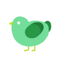 Four Leaf Clover, a spring and viridian chicken