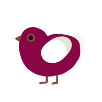 (unnamed), a maroon and white chicken