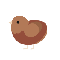 (unnamed), a russet and brown chicken with a head pattern