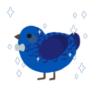 AY1344, a ultramarine and navy chicken with a half-lace pattern