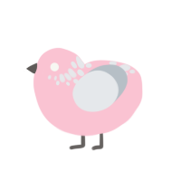 (unnamed), a rose and mist chicken with a neck-speckle pattern