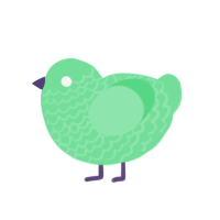 (unnamed), a spring chicken with a lace pattern