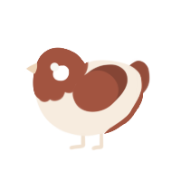 (unnamed), a cream and russet chicken with a head pattern