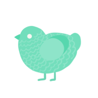 Get the Cool, a mint chicken with a lace pattern