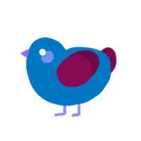 blues, a sapphire and wine chicken