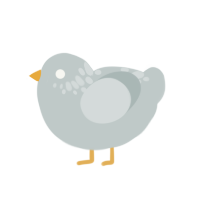 (unnamed), a silver chicken with a neck-speckle pattern