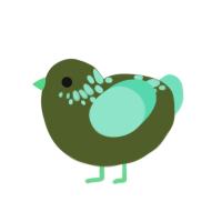 oh no, a olive and mint chicken with a neck-speckle pattern