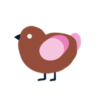 (unnamed), a russet and pink chicken