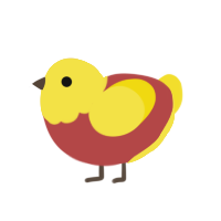 (unnamed), a red and yellow chicken with a head pattern