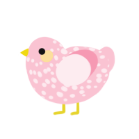 (unnamed), a rose chicken with a speckle pattern