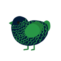 radioactive poop, a tumblr and viridian chicken with a lace pattern