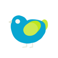 (unnamed), a cerulean and lime chicken