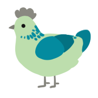 (unnamed), a gluppy and sea chicken with a neck-speckle pattern