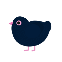 (unnamed), a tumblr chicken with a lace pattern