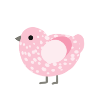 (unnamed), a rose chicken with a speckle pattern