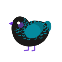 (unnamed), a sable and sea chicken with a half-lace pattern