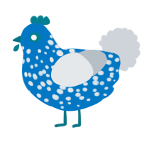 SeaWater, a sapphire and mist chicken