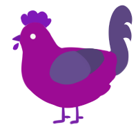 (unnamed), a plum and overcast chicken