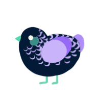 (unnamed), a tumblr and lilac chicken with a half-lace pattern