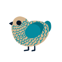 (unnamed), a beige and sea chicken with a lace pattern