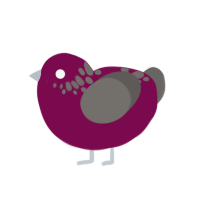 (unnamed), a wine and grey chicken with a neck-speckle pattern