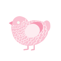 Rosette, a rose chicken with a head pattern