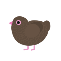 (unnamed), a bark chicken with a lace pattern