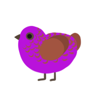 ugly ahh, a amethyst and russet chicken with a half-lace pattern