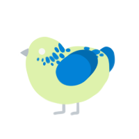 (unnamed), a apple and sapphire chicken with a neck-speckle pattern