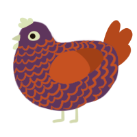 Spirit Halloween, a overcast and russet chicken with a lace pattern