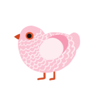 (unnamed), a rose chicken with a lace pattern