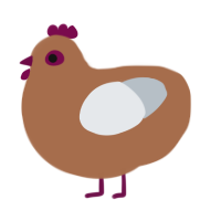 ONE STEP CLOSER, a brown and mist chicken