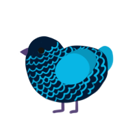 (unnamed), a tumblr and cerulean chicken with a lace pattern