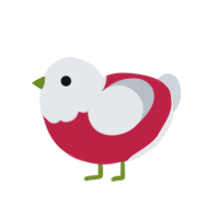 (unnamed), a crimson and mist chicken with a head pattern